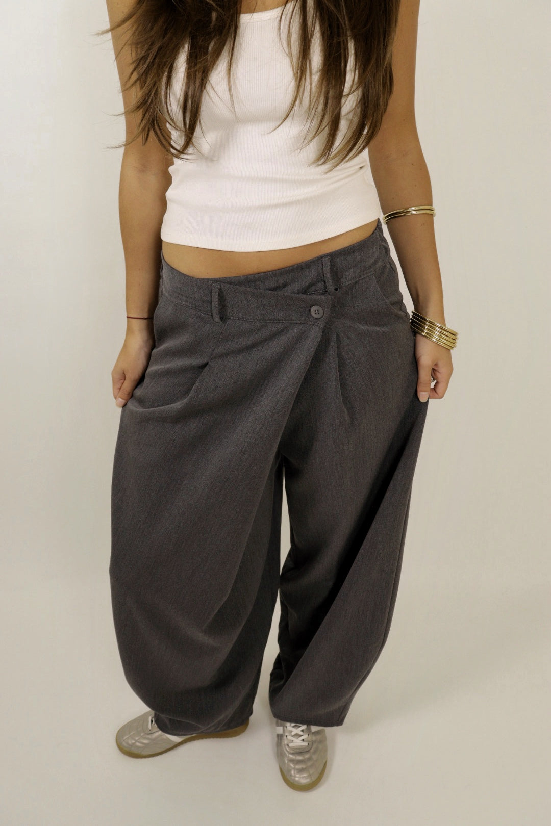 Pantalon HENA gris