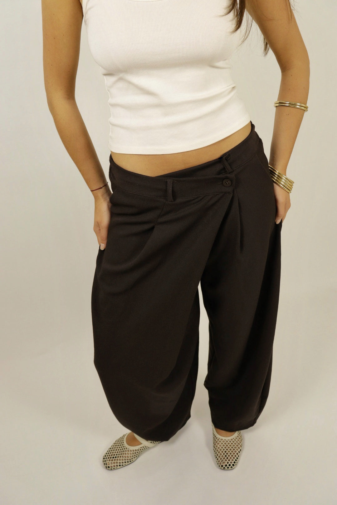 Pantalon HENA Choco