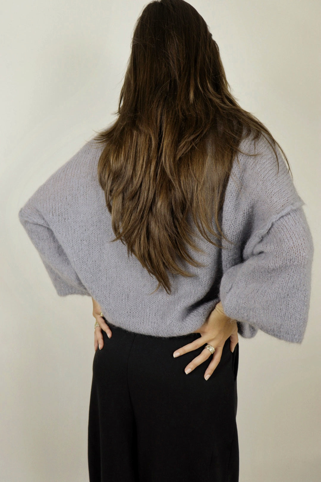 Pull ROMY gris mohair