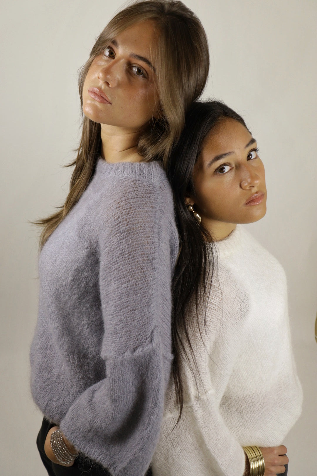 Pull ROMY gris mohair