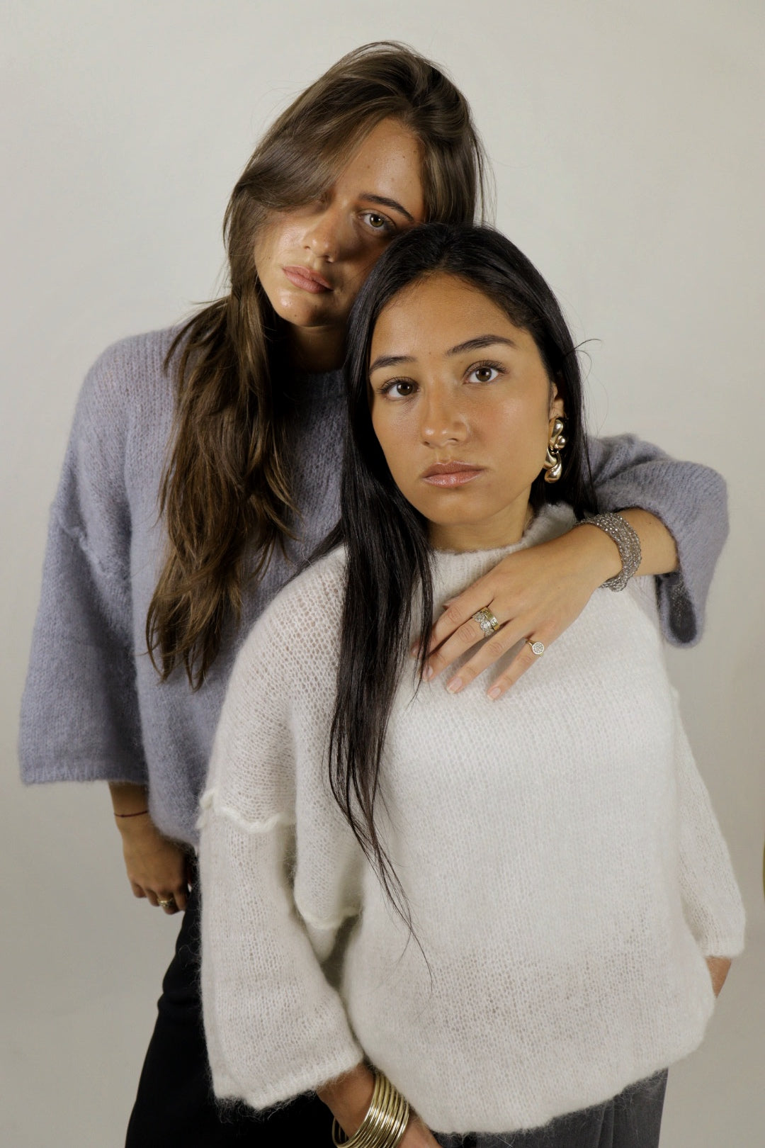 Pull ROMY écru mohair