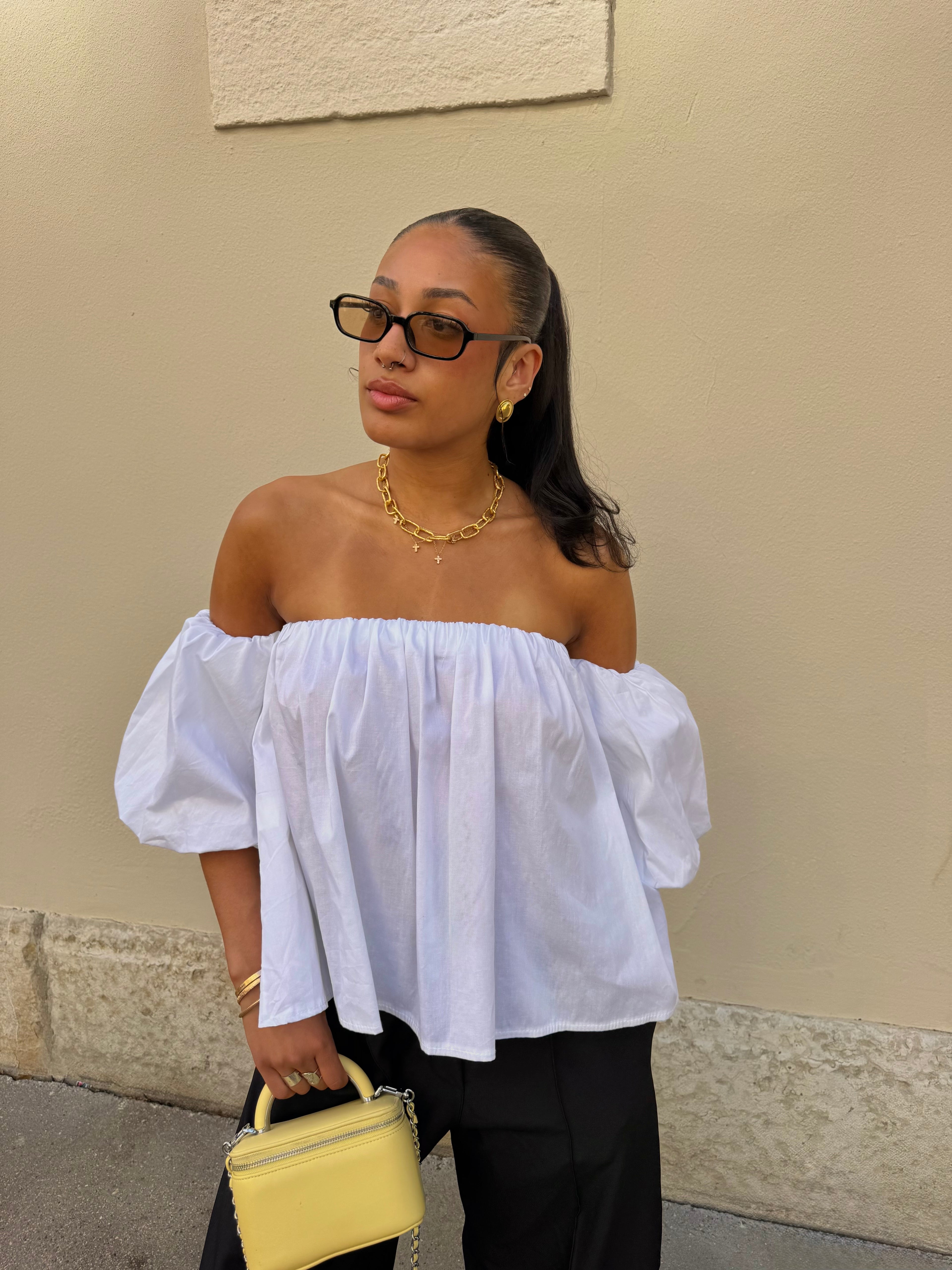 Blouse OLIVIA Blanc