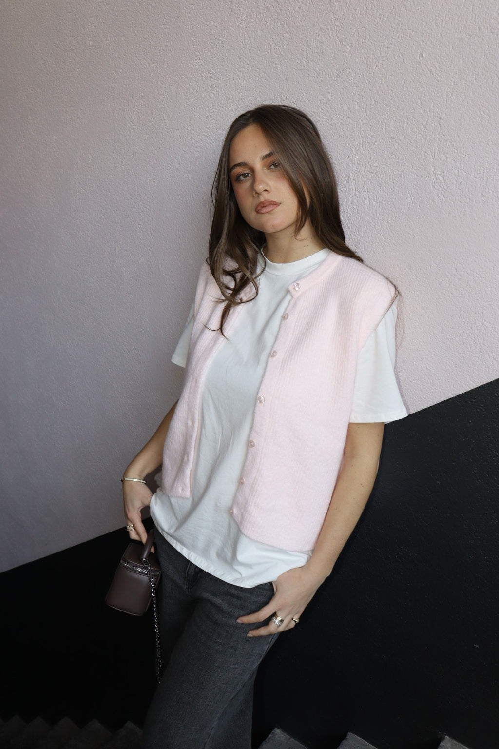 Gilet MARIE Baby rose