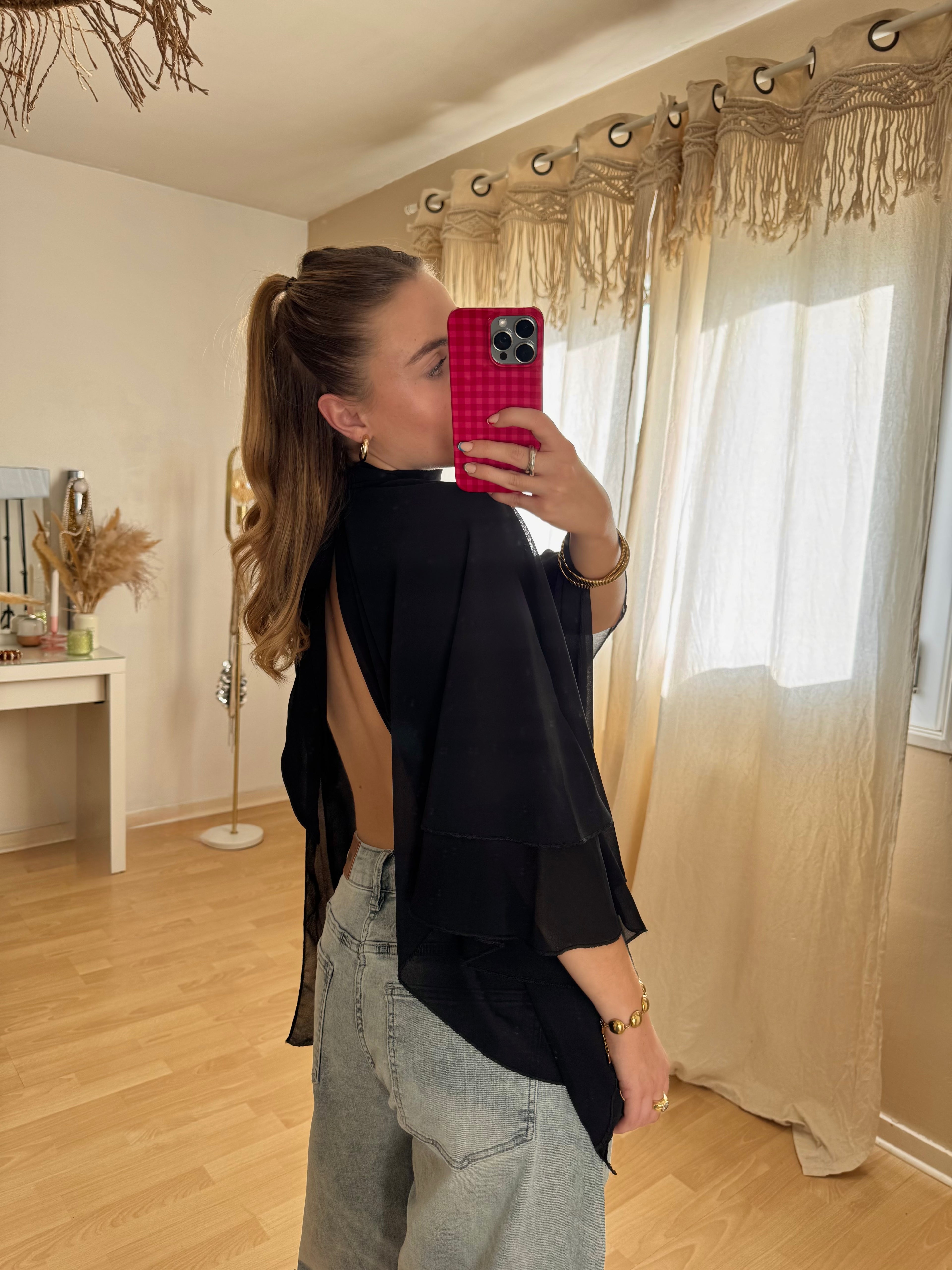 Blouse LOLLY Noir