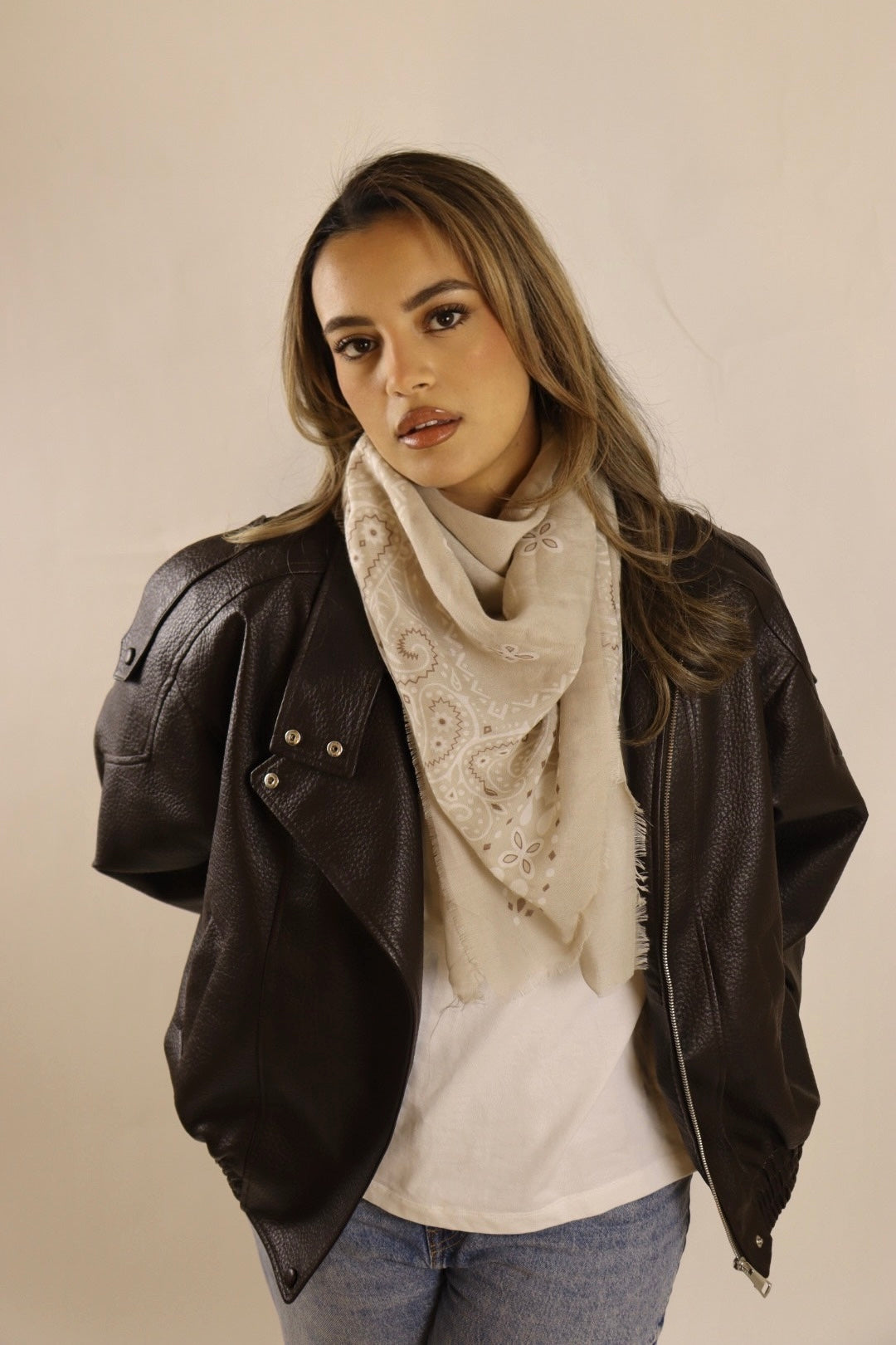 Foulard KUJOO Crème