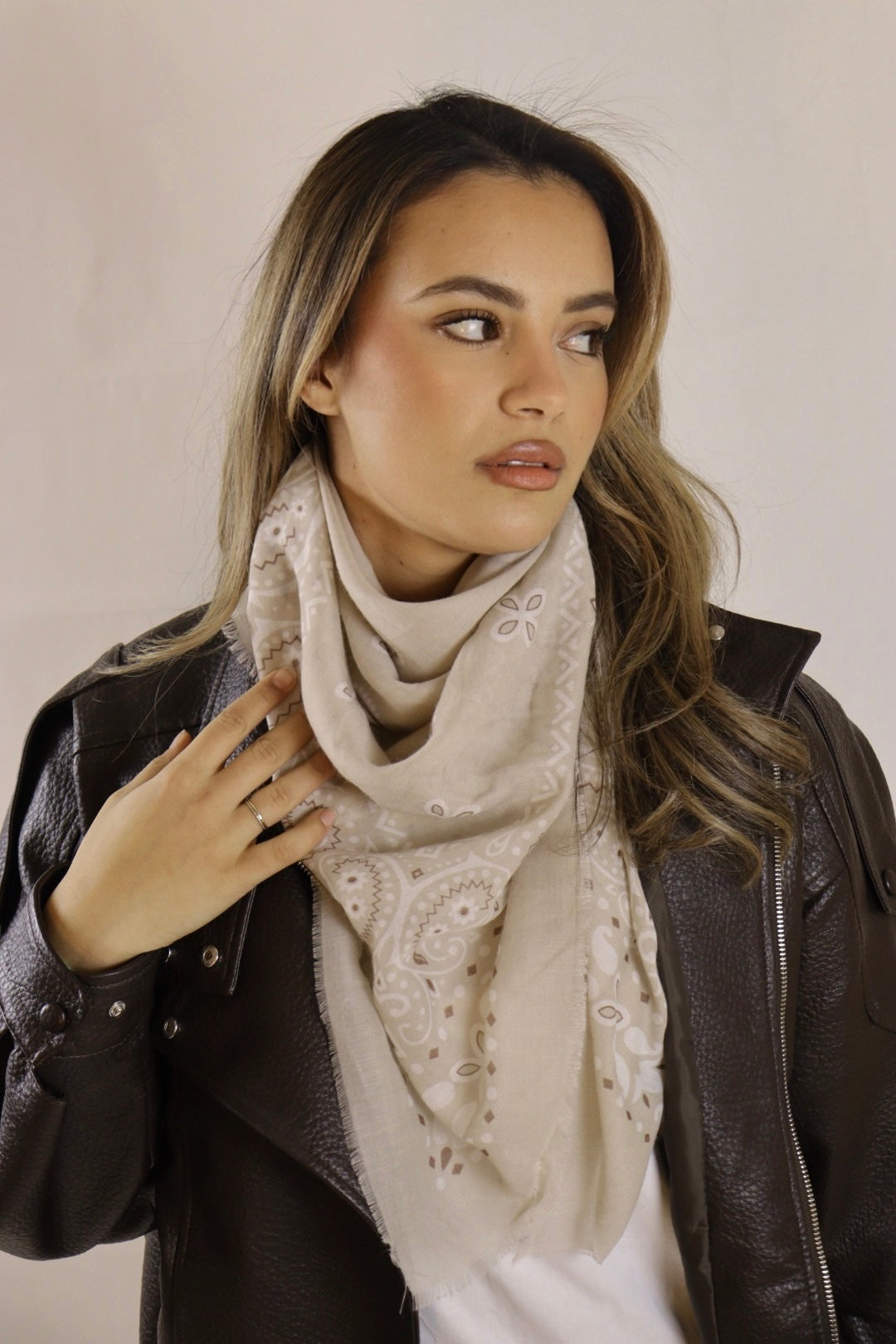 Foulard KUJOO Crème