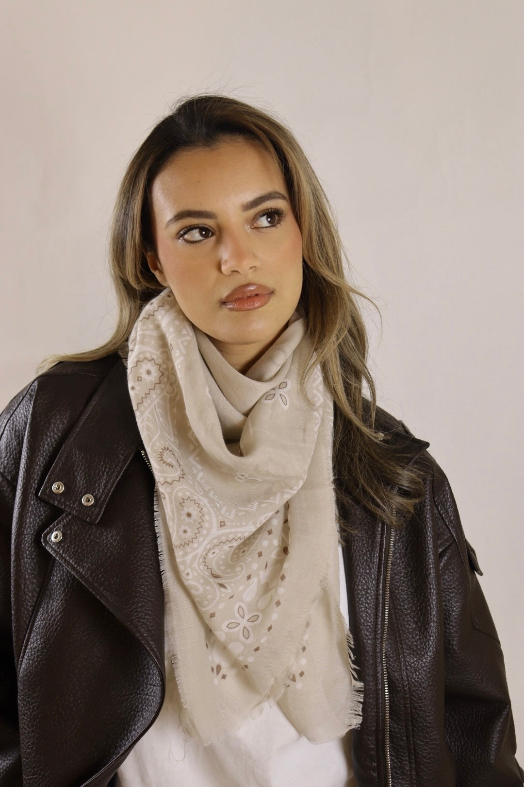 Foulard KUJOO Crème