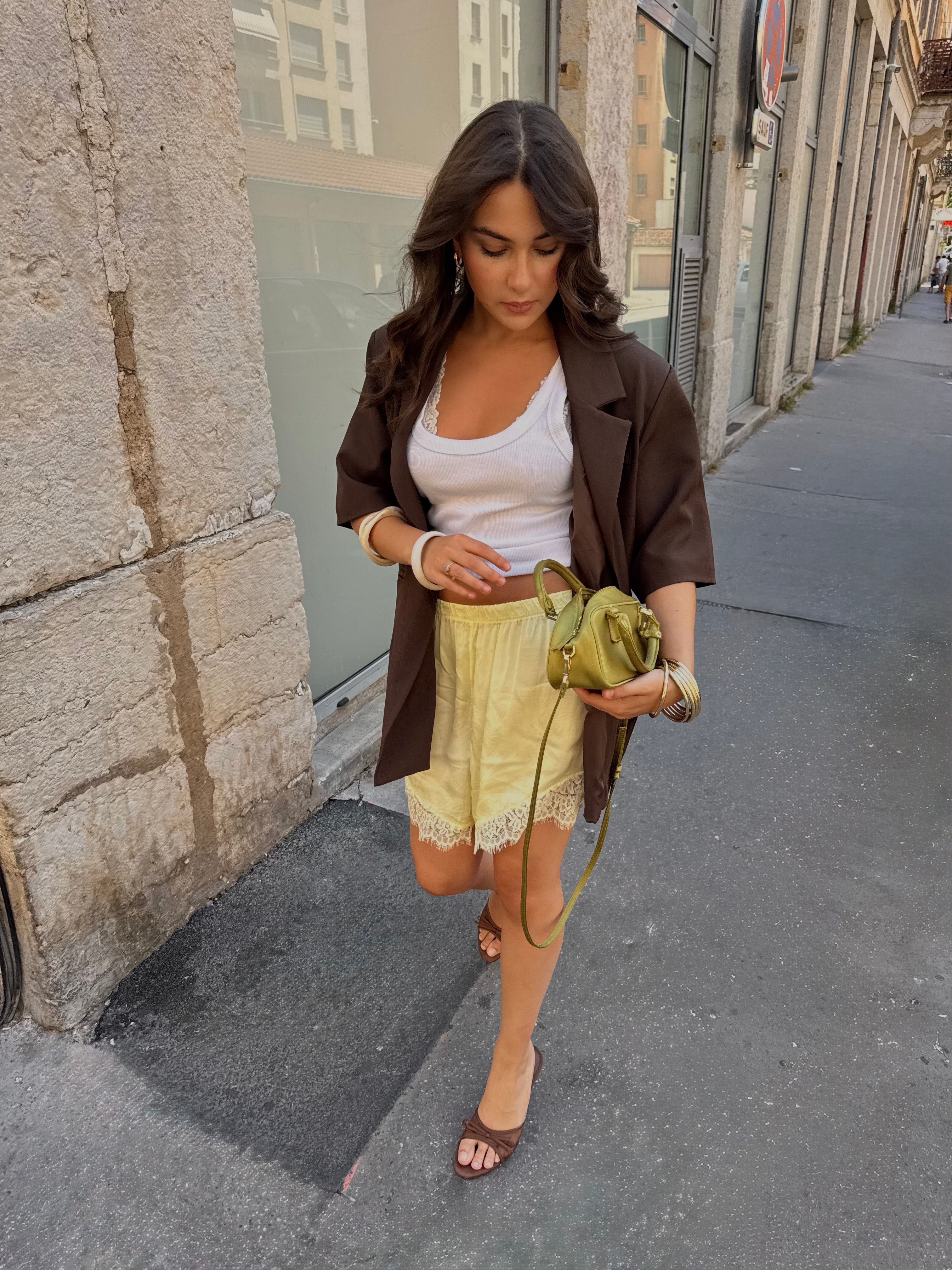 Short SUZY Jaune