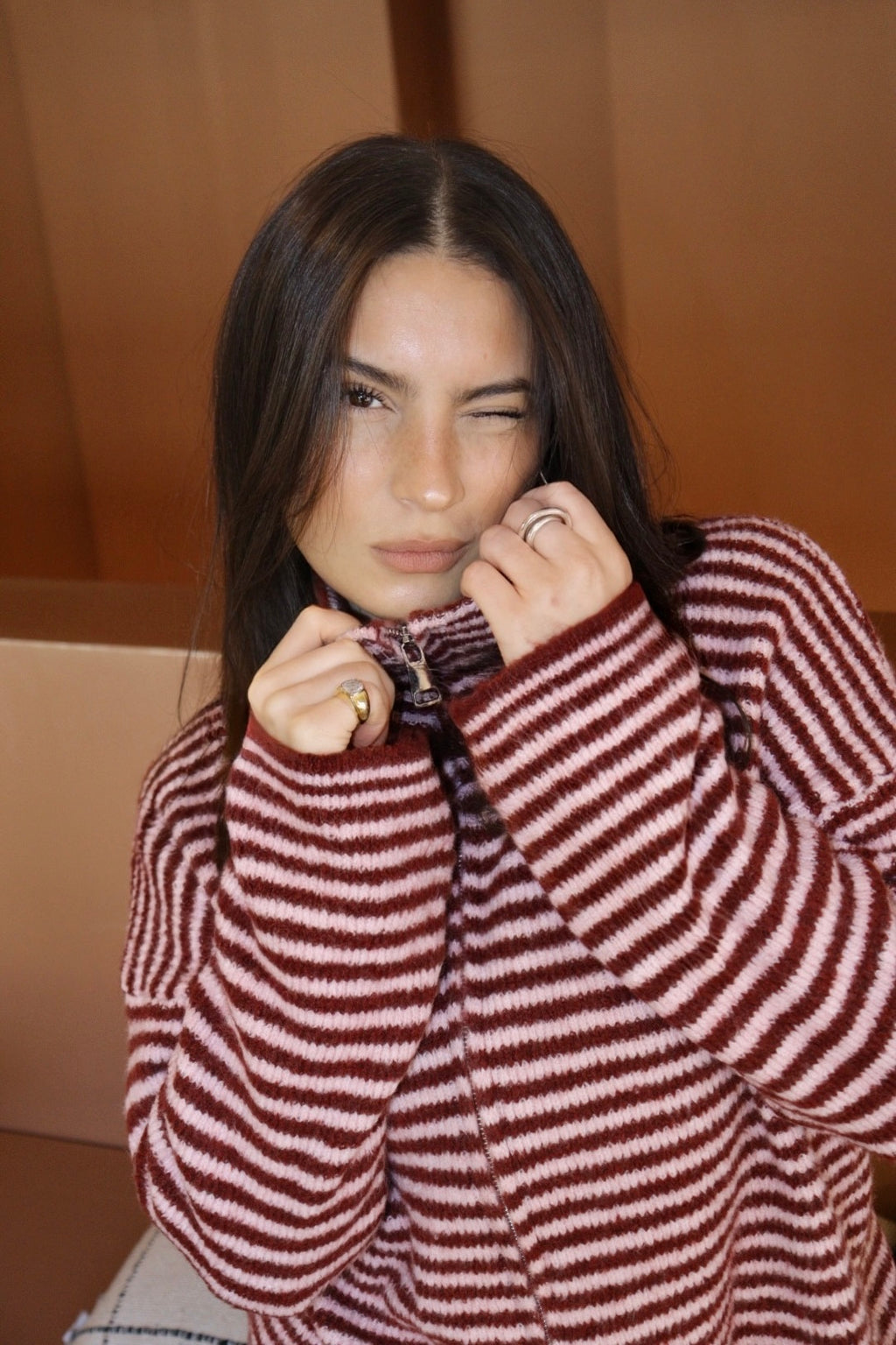 PRÉCOMMANDE Gilet EMA Rose et Bordeaux