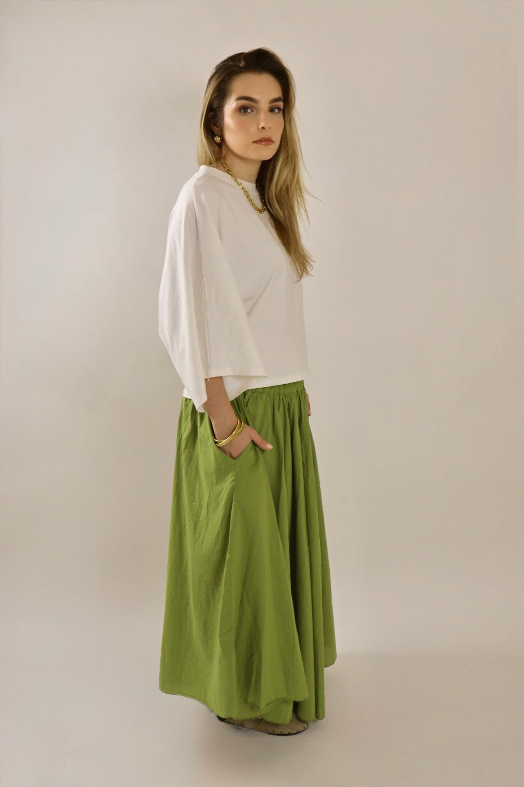 Jupe LUNA Vert olive