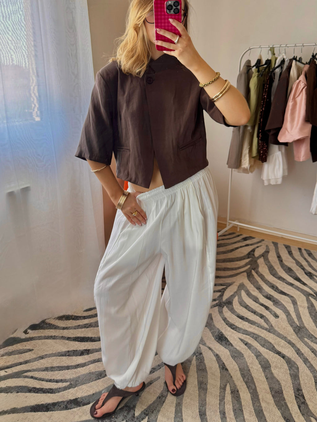 Pantalon BESS Blanc