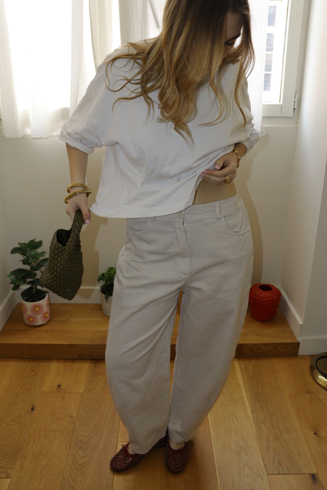 Pantalon JADE Crème