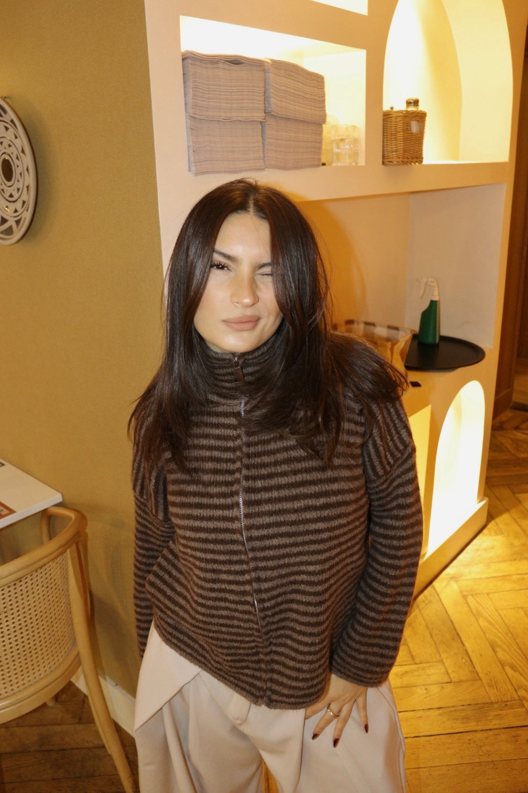 PRÉCOMMANDE Gilet EMA Taupe