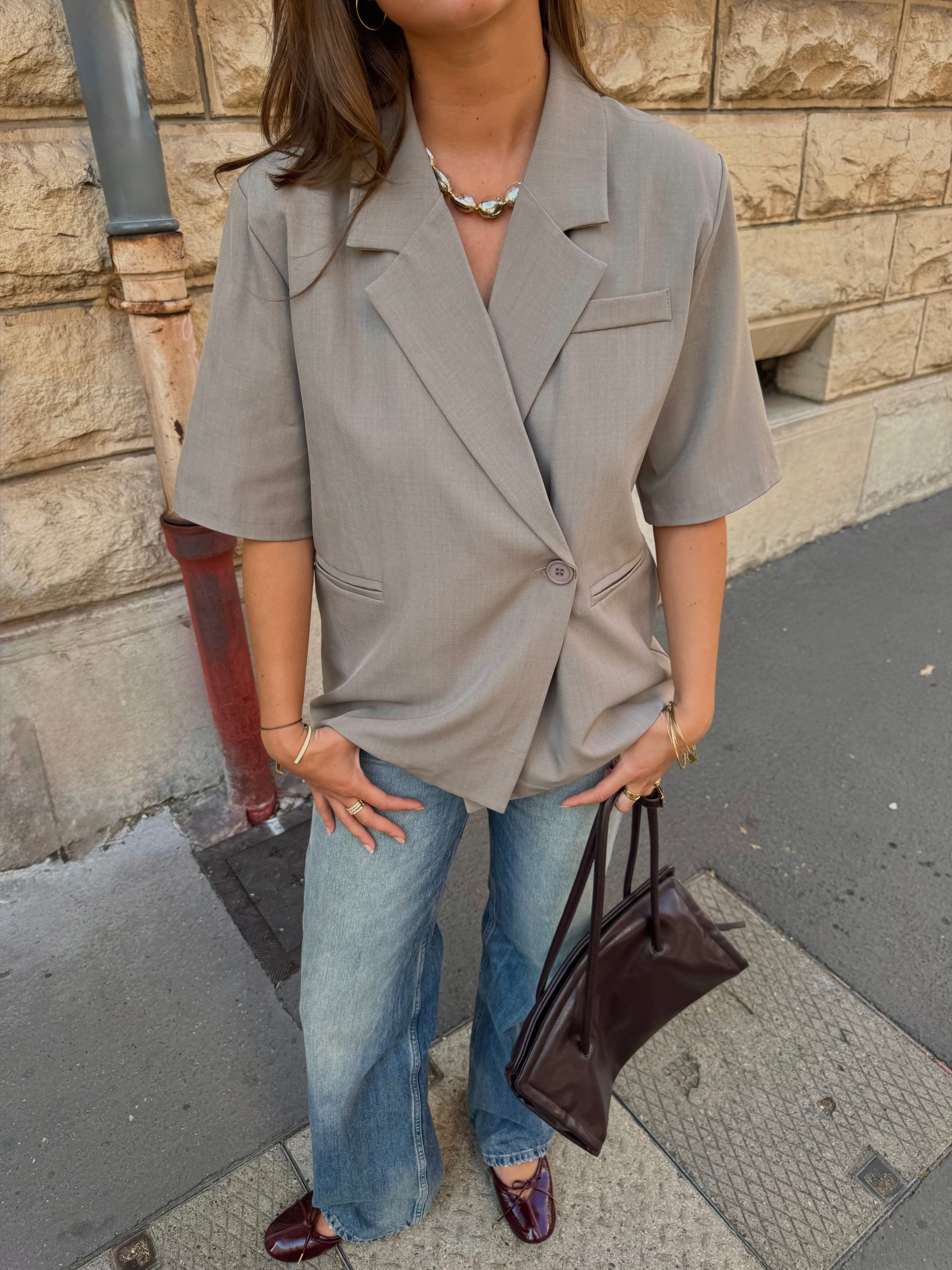Blazer VICTORIA Taupe