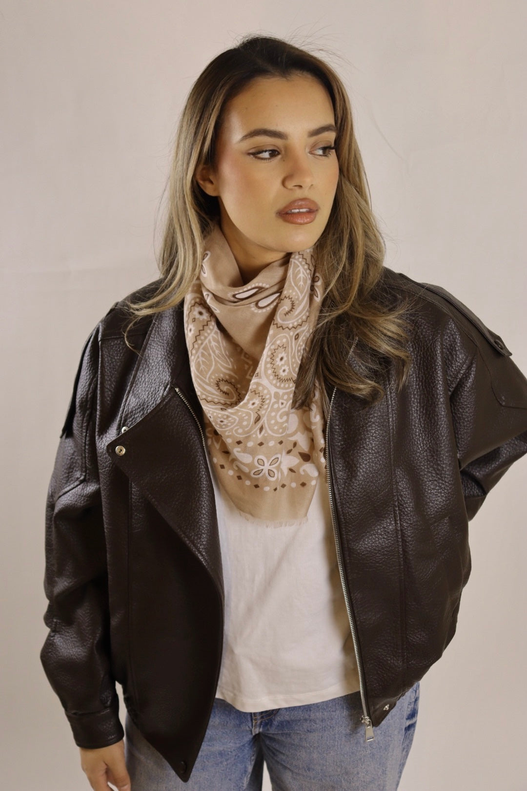 Foulard KUJOO Abricot