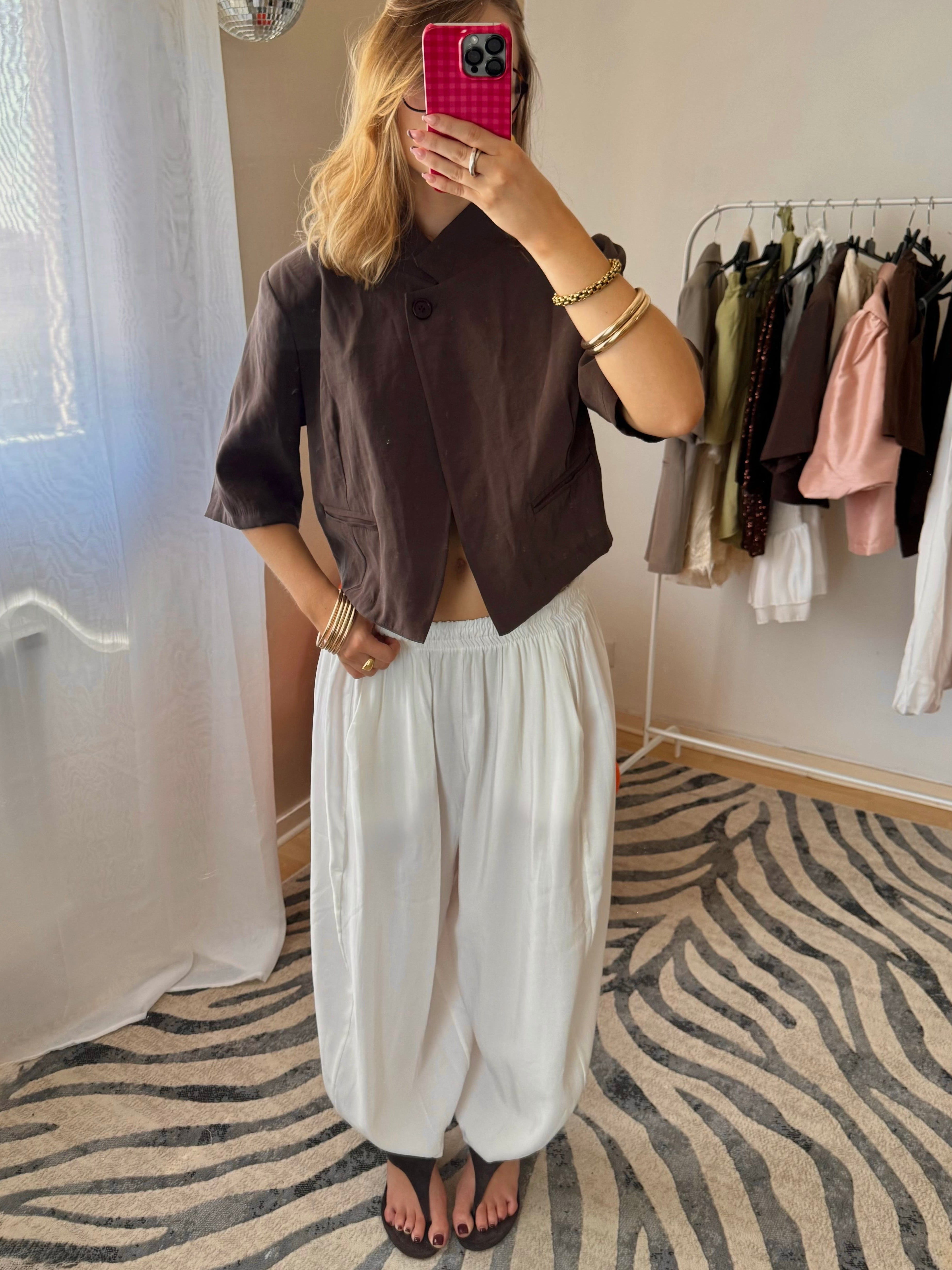 Pantalon BESS Blanc