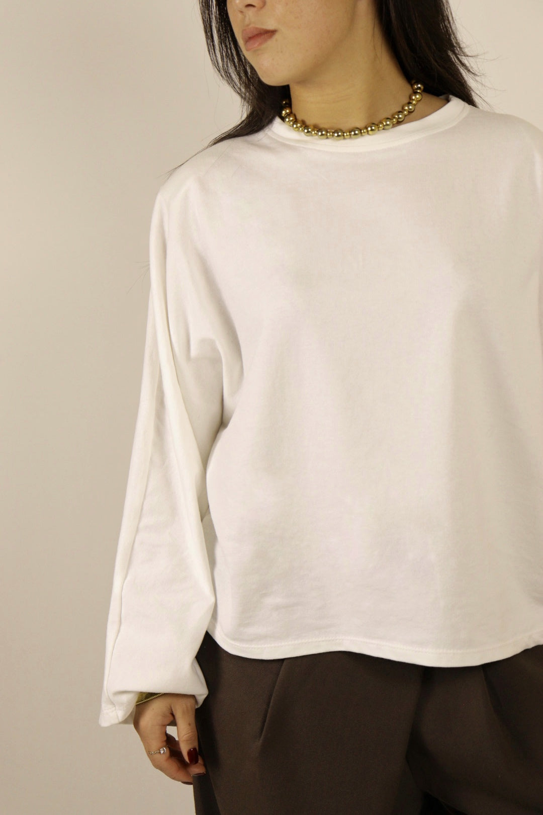 Top EMY à épaulettes Blanc