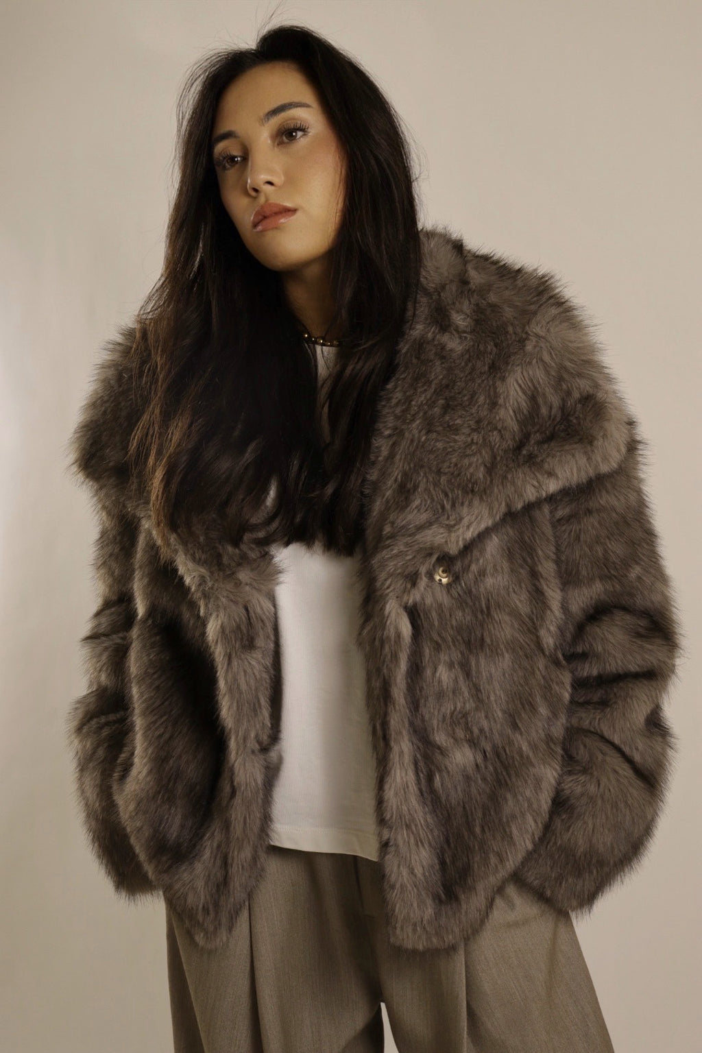 Fourrure GIGI Taupe