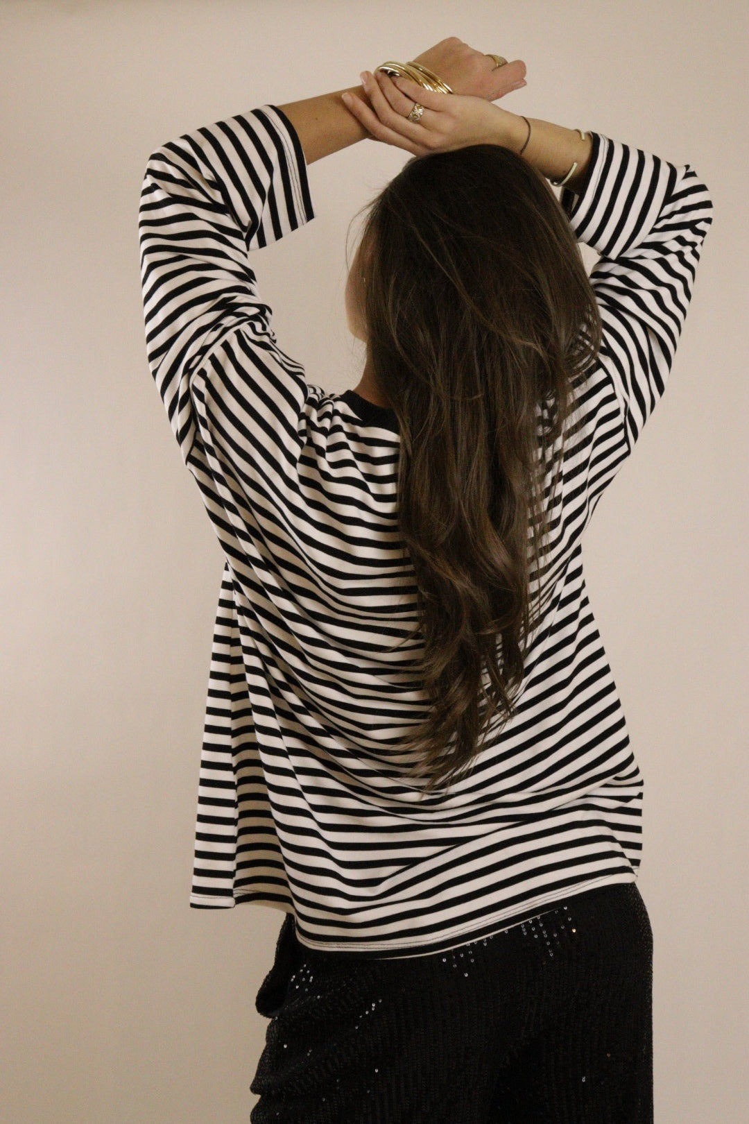 Marinière IZZY Noir et Blanc