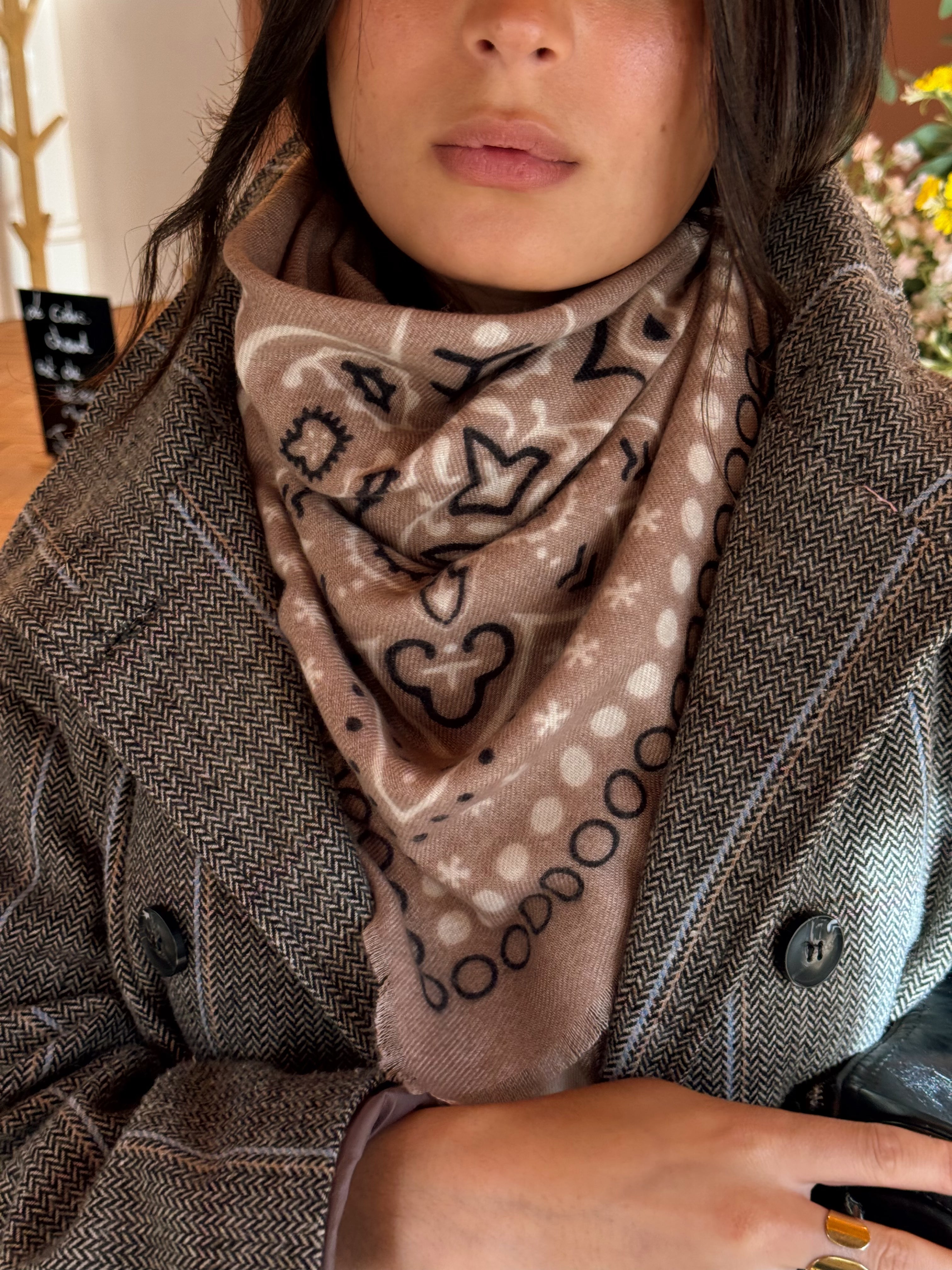 Foulard KUJOO Taupe