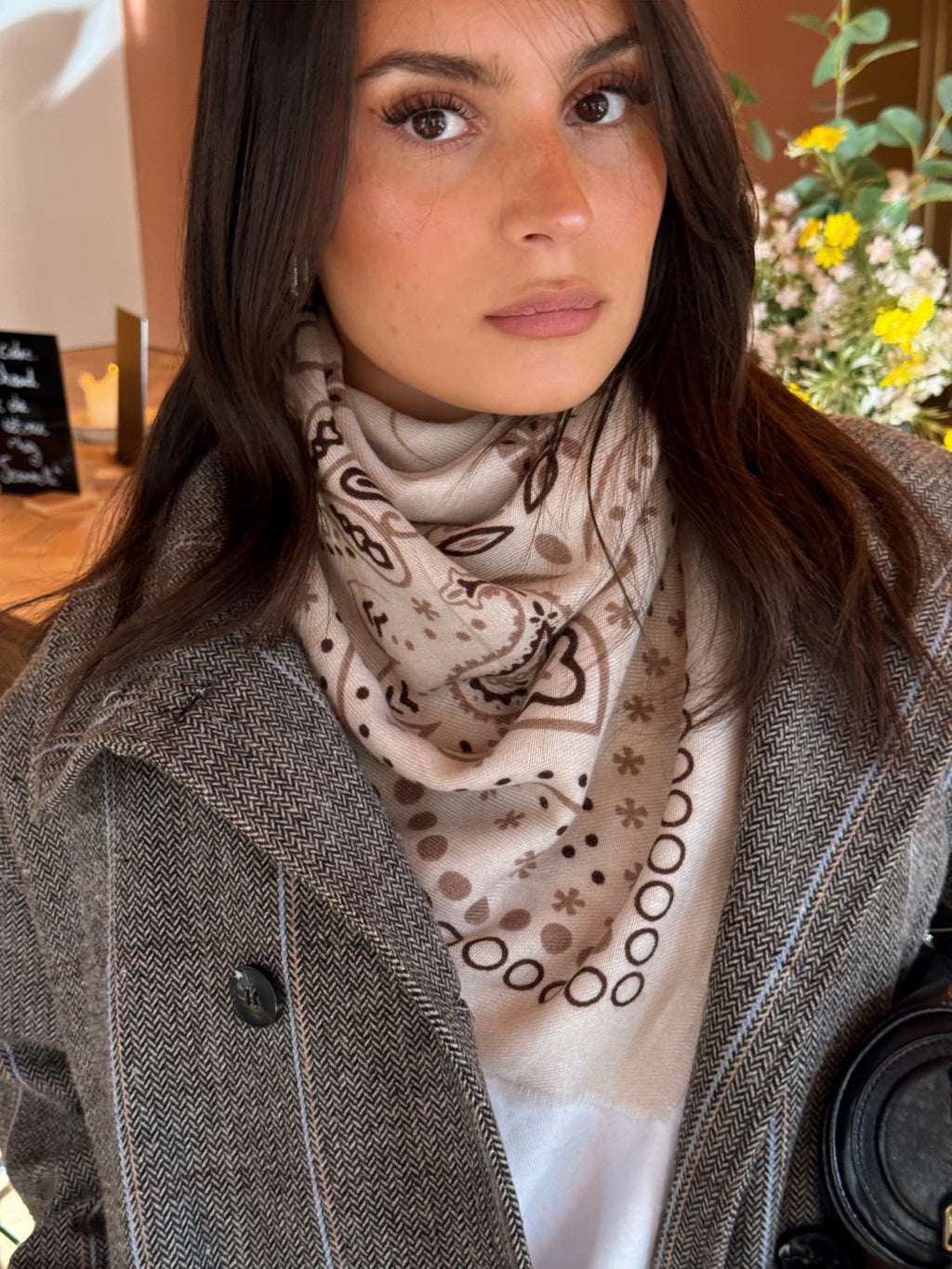 Foulard KUJOO Crème