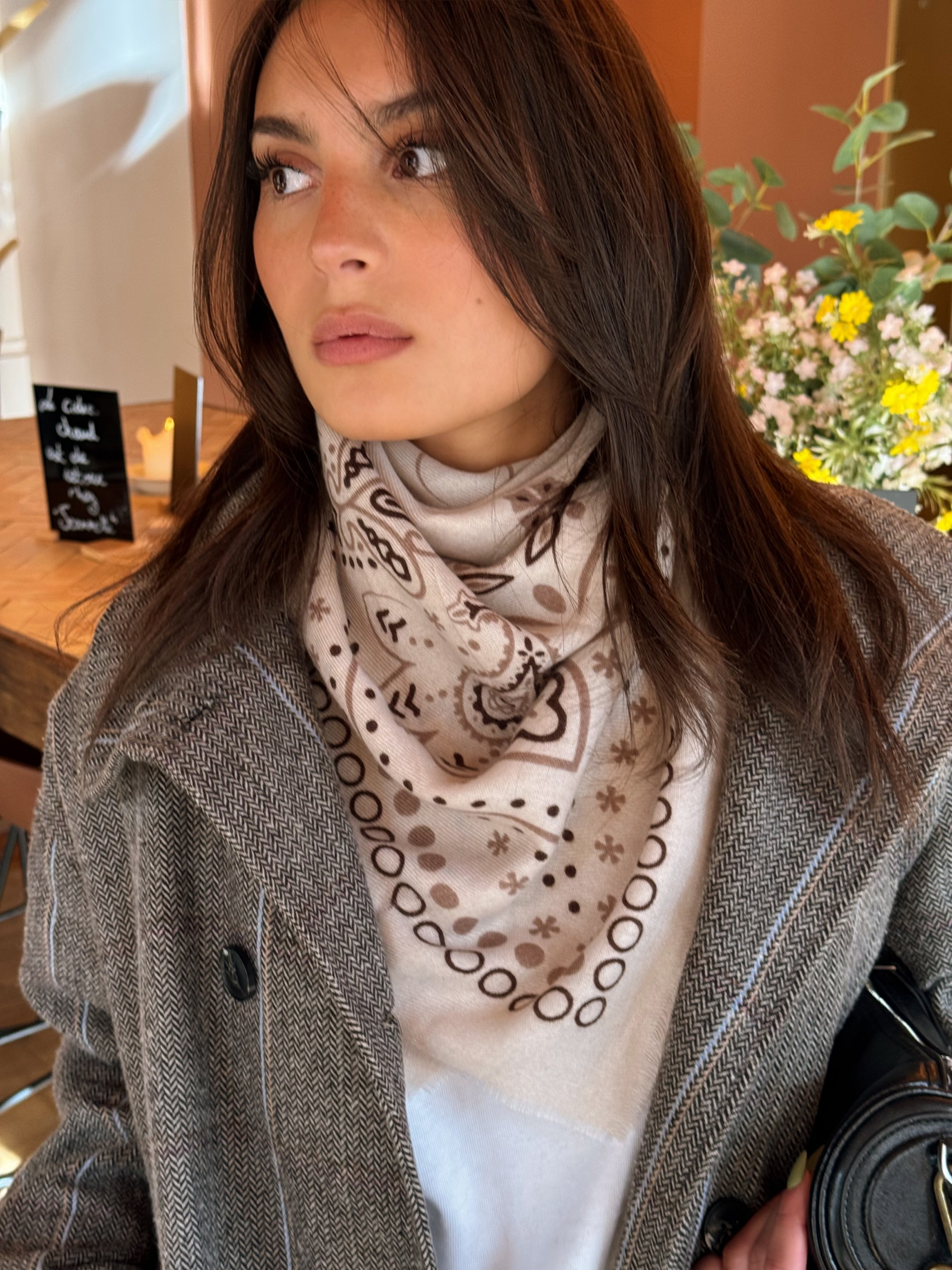 Foulard KUJOO Crème